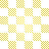 Yellow checker pattern with dot inside. checker seamless pattern vector. checker pattern. Decorative elements, floor tiles, wall tiles, bathroom tiles, swimming pool tiles. vector