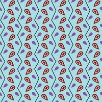 Cute Background of Hand drawn seamless pattern Print Art Abstract design vector