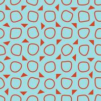 Cute Background of Hand drawn seamless pattern Print Art Abstract design vector