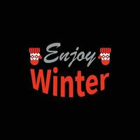 Winter. Snowflakes and snow with winter text, word and lettering. Winter concept, logo template and sign. Horizontal format. Vector illustration for print and web. EPS10.