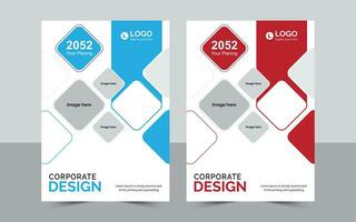 Corporate Cover Design Template. Can Be Adapt. Brochure, Flyer, Annual Report, Book, Fully Editable. vector