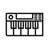 vector imagen de piano teclado icono. adecuado para utilizar en web aplicaciones, móvil aplicaciones y impresión medios de comunicación. aislado en blanco antecedentes.