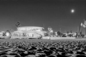 Hotel on the background of the night photo