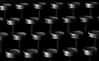 vintage typewriter detail photo