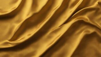 smooth elegant golden fabric or satin texture as abstract background luxurious background design 04 photo