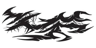 Spike Tribal Tattoo Art vector