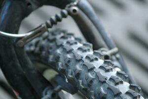 Mountain bike tire photo