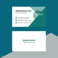 Luxury and modern. vector business card template. design