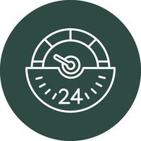 Speedometer Vector Icon