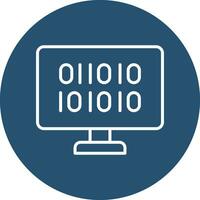 Binary Code Vector Icon