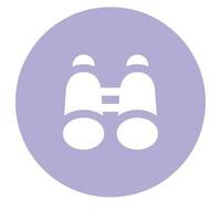 Science and Lab Flat cicular icon vector