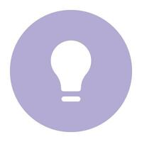 Science and Lab Flat cicular icon vector