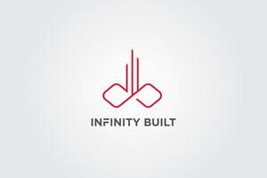 Infinity builder logo and vector