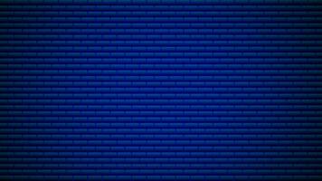 Dark Blue Brick Wall Pattern. Abstract background design template vector