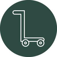 Trolley Vector Icon