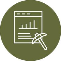 Data Mining Vector Icon