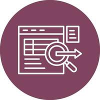 Data Query Vector Icon