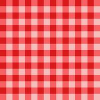 Light Red Gingham Vector Texture Seamless Pattern