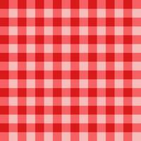 Light Red Gingham Vector Texture Seamless Pattern