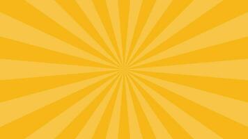 Yellow Radial Lines Texture Effect Vector Background