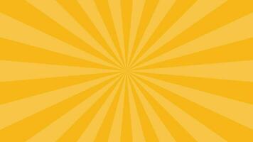 Yellow Radial Lines Texture Effect Vector Background