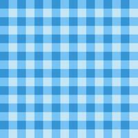 Light Blue Gingham Vector Texture Seamless Pattern