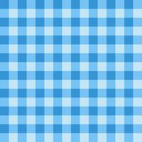 Light Blue Gingham Vector Texture Seamless Pattern