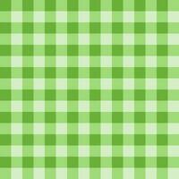 Light Green Gingham Vector Texture Seamless Pattern