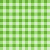 Light Green Gingham Vector Texture Seamless Pattern