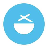 Hotel and Food Flat Circular vector