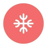 Pack of Snowflakes Flat Icon vector