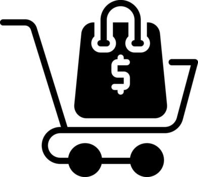 solid icon for buys vector