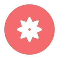 Nature and Weather Flat Round vector