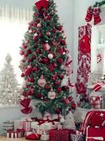 decoraciones para árboles de navidad foto