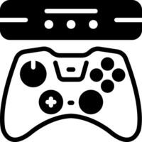 solid icon for console vector