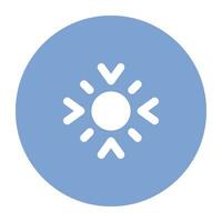 Pack of Snowflakes Flat Icon vector