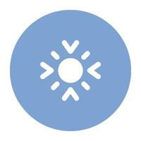 Pack of Snowflakes Flat Icon vector