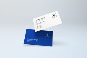 Business card mockup template psd