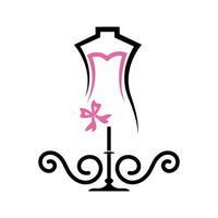 Dress fashion icon design vector