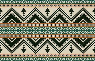 étnico resumen ikat Arte. azteca ornamento impresión. geométrico étnico modelo sin costura color oriental. diseño para antecedentes ,cortina, alfombra, fondo de pantalla, ropa, envase, batik, vector ilustración.