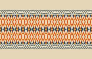 Ethnic abstract ikat art. Aztec ornament print. geometric ethnic pattern seamless  color oriental.  Design for background ,curtain, carpet, wallpaper, clothing, wrapping, Batik, vector illustration.