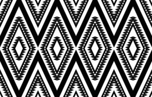 azteca sin costura modelo. alfombra textil impresión textura tribal diseño, geométrico símbolos para logo, tarjetas, tela decorativo obras. tradicional impresión vector ilustración. en negro y blanco antecedentes.