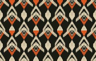 Ethnic abstract ikat art. Aztec ornament print. geometric ethnic pattern seamless  color oriental.  Design for background ,curtain, carpet, wallpaper, clothing, wrapping, Batik, vector illustration.