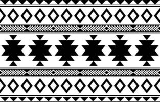 aztec seamless pattern.  rug textile print texture Tribal design, geometric symbols for logo, cards, fabric decorative works. traditional print vector illustration. on black and white background.