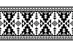 azteca sin costura modelo. alfombra textil impresión textura tribal diseño, geométrico símbolos para logo, tarjetas, tela decorativo obras. tradicional impresión vector ilustración. en negro y blanco antecedentes.