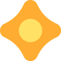 Chinesisch Gold Star Element png