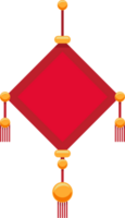 rojo Desplazarse bandera chino png