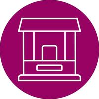 Ticket Window Vector Icon