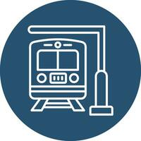 Train Station Vector Icon