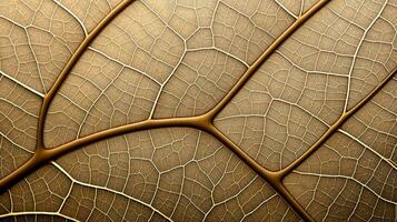 Close up texture leaf structure macro photography, abstract texture, Generative AI illustration photo